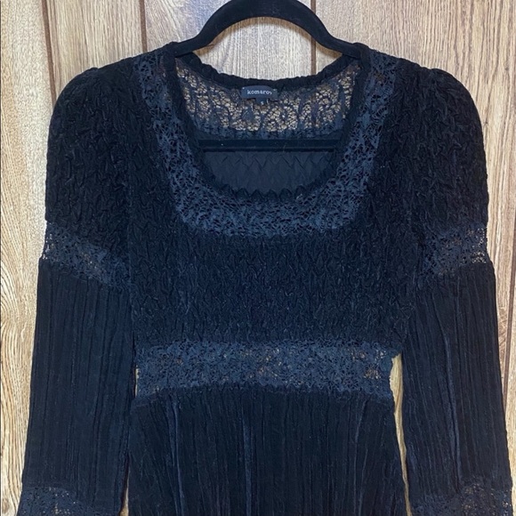 Black lace sweater - Picture 3 of 6